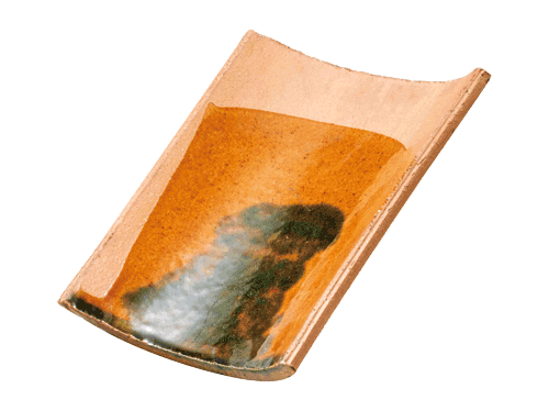 主瓦（黄绿复色釉）